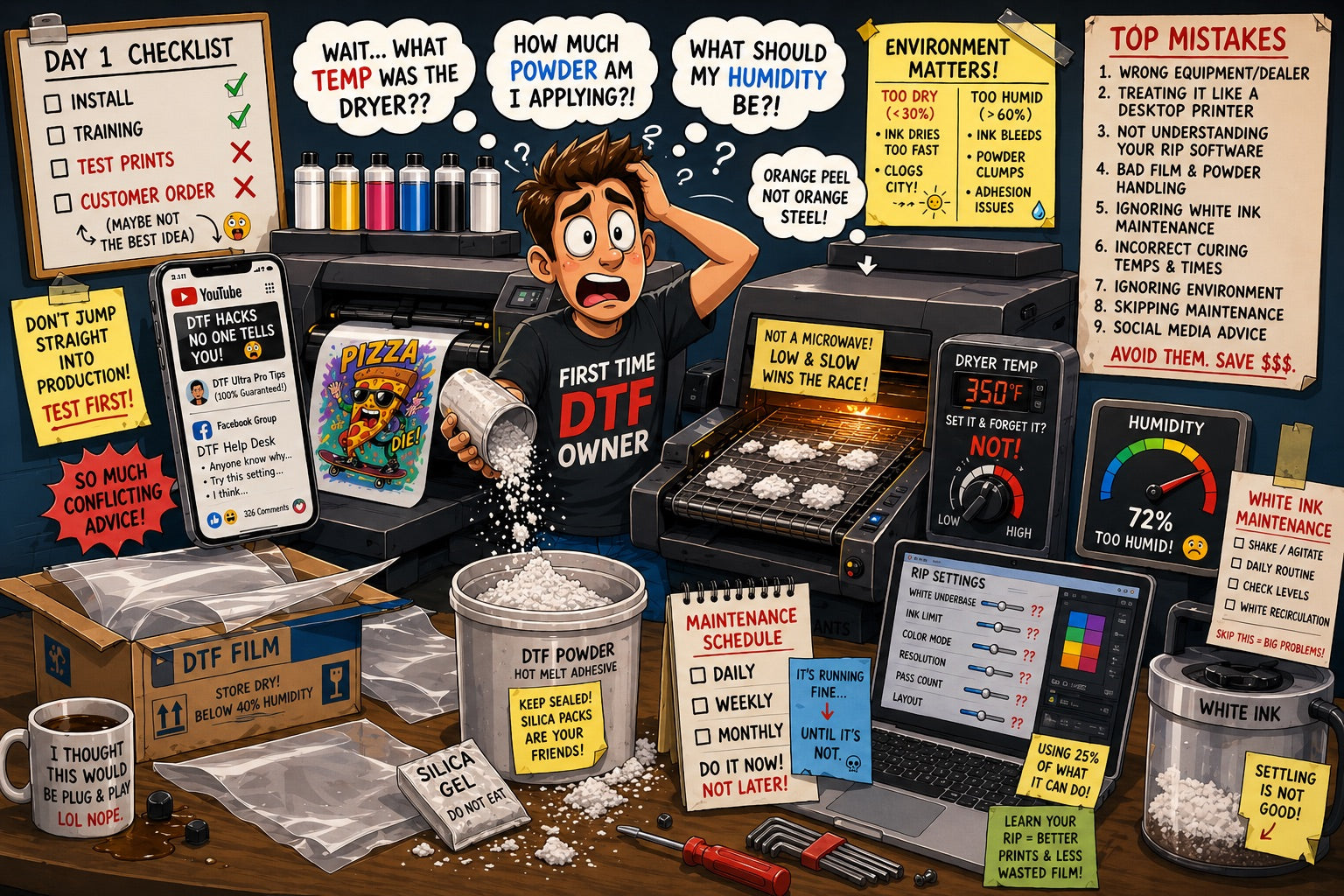 First-Time DTF Owner Mistakes (And How to Avoid Them)