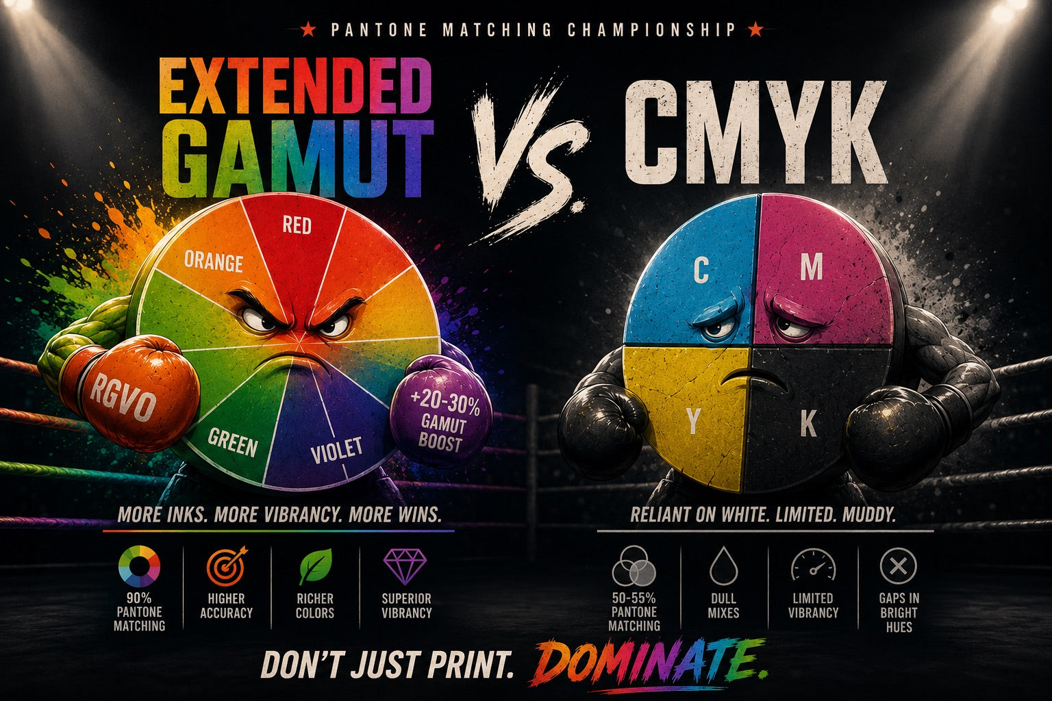 EXTENDED GAMUT VS. CMYK