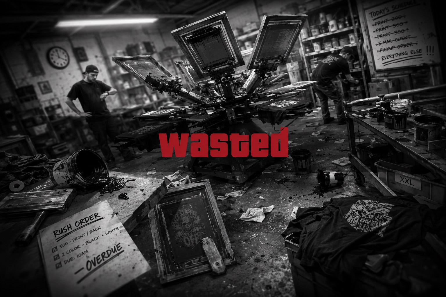The 10 Biggest Sources of Waste Inside a Screen Printing Shop