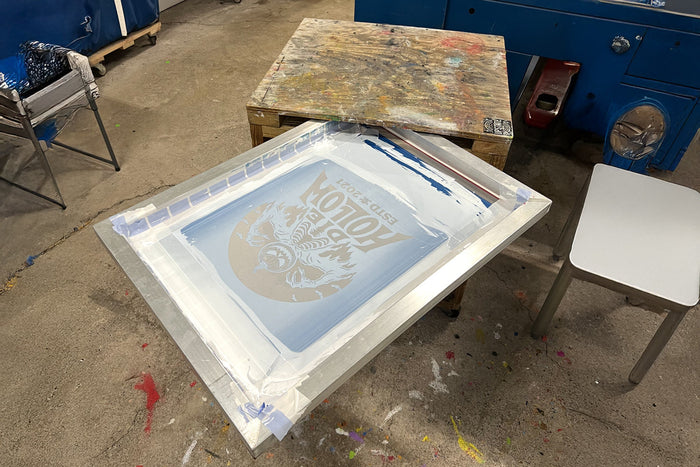 Table Top Ink Scraping