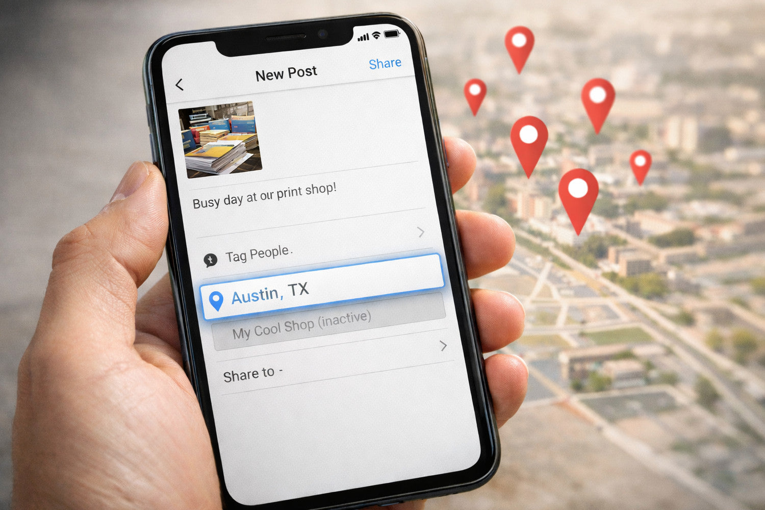 Add Location to Instagram Posts – Shirt Show // Screen Printing Podcast
