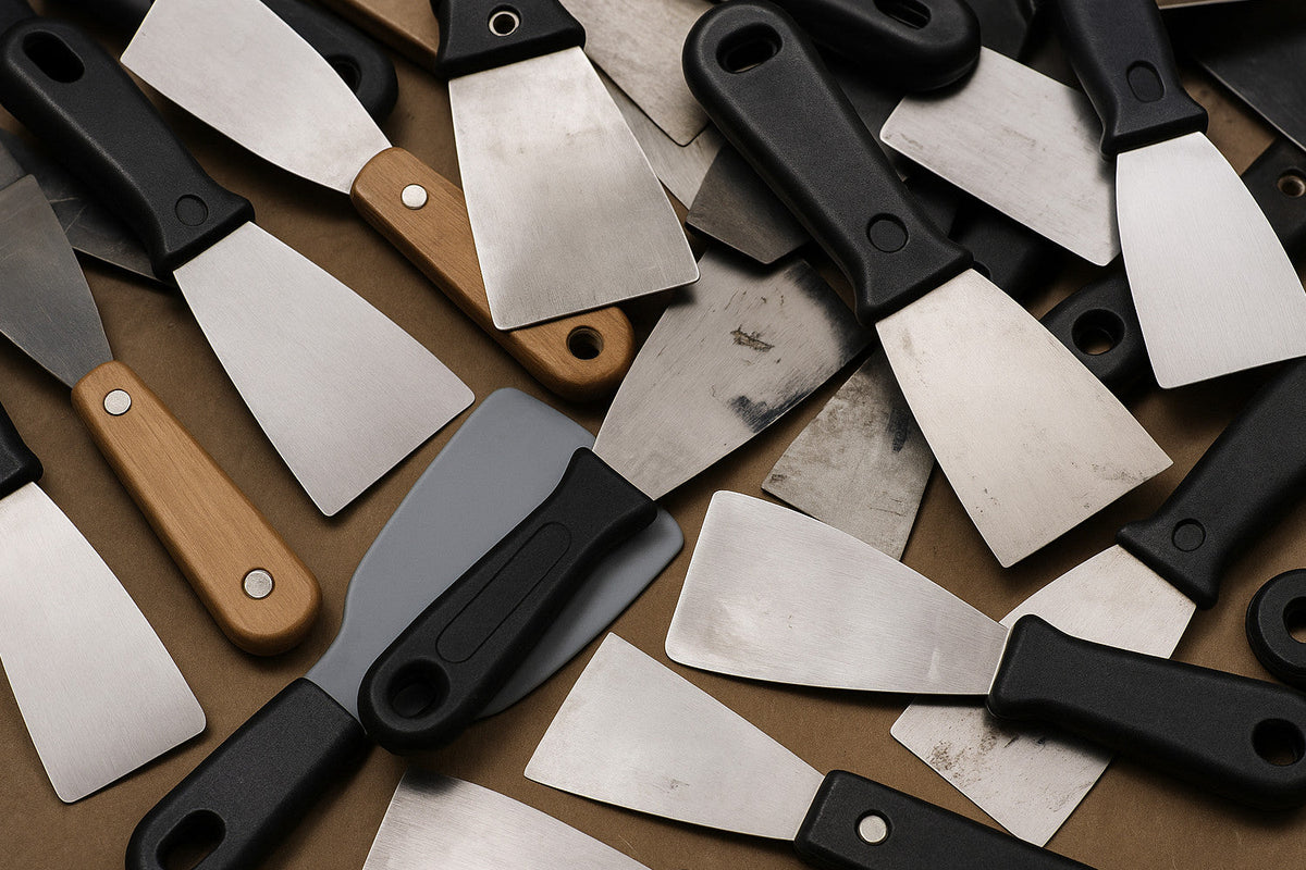 Putty Knives To Scrape Ink