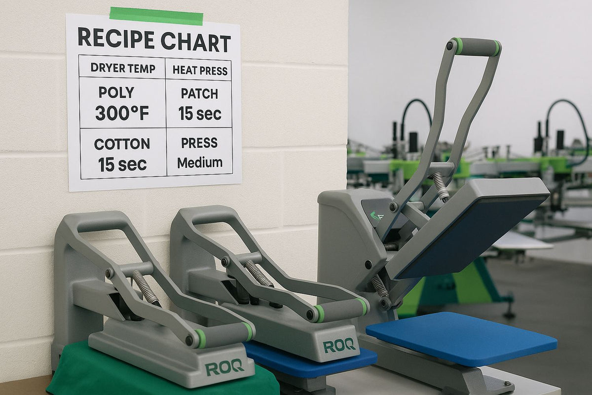 Recipe Charts for Equipment