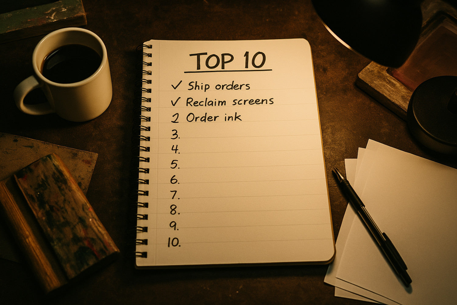 Daily Top Ten Tasks