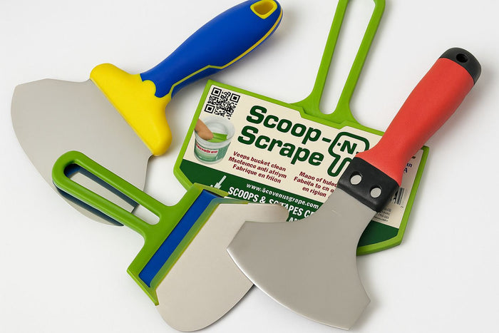 Use A Bucket Scraper