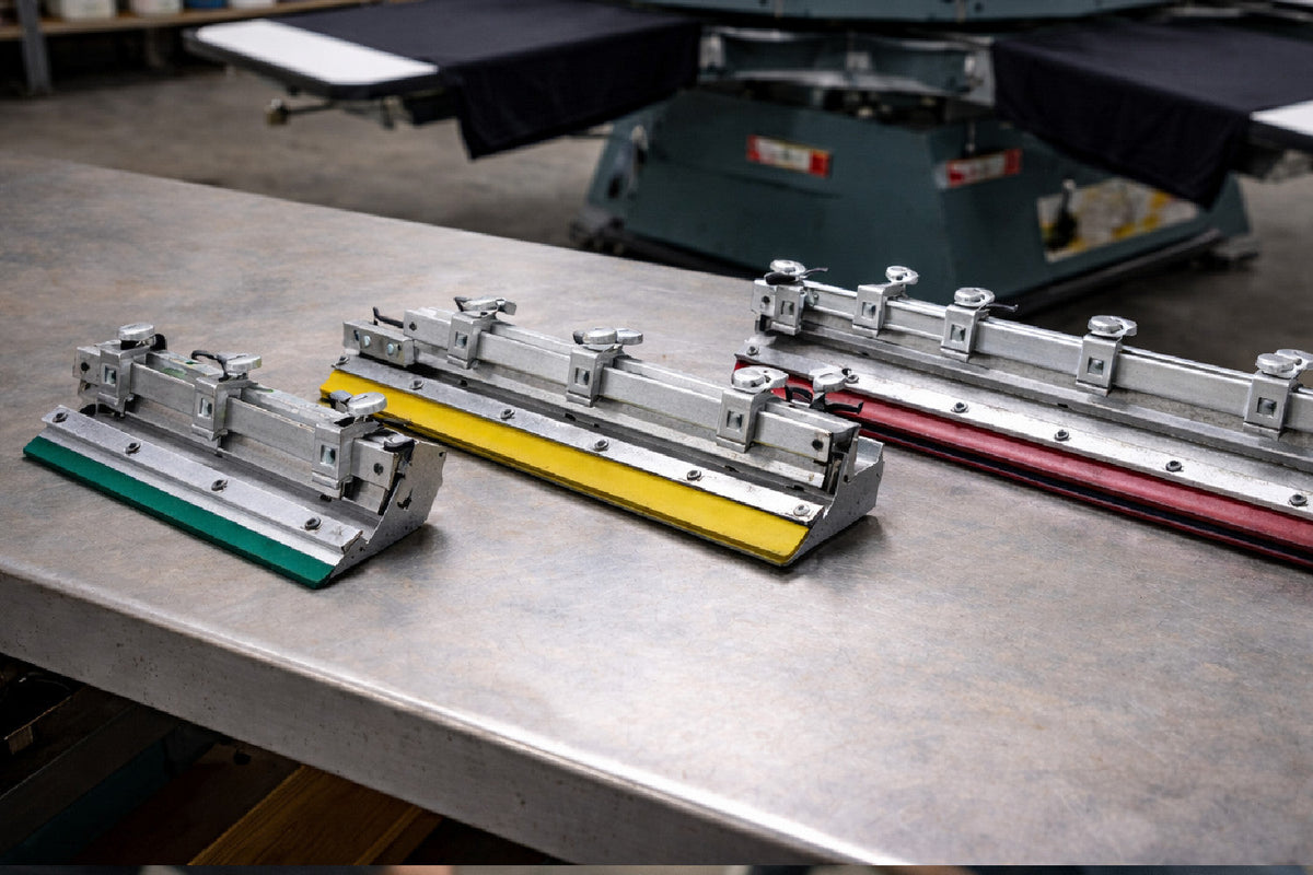 Change Squeegee & Floodbar Sizes to Save Tape